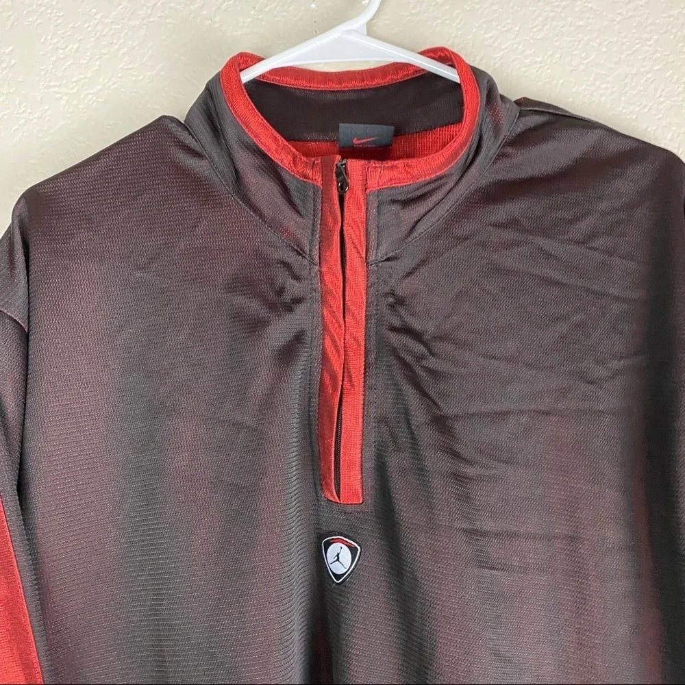 Air Jordan Pullover Light Jacket Satin Size Large